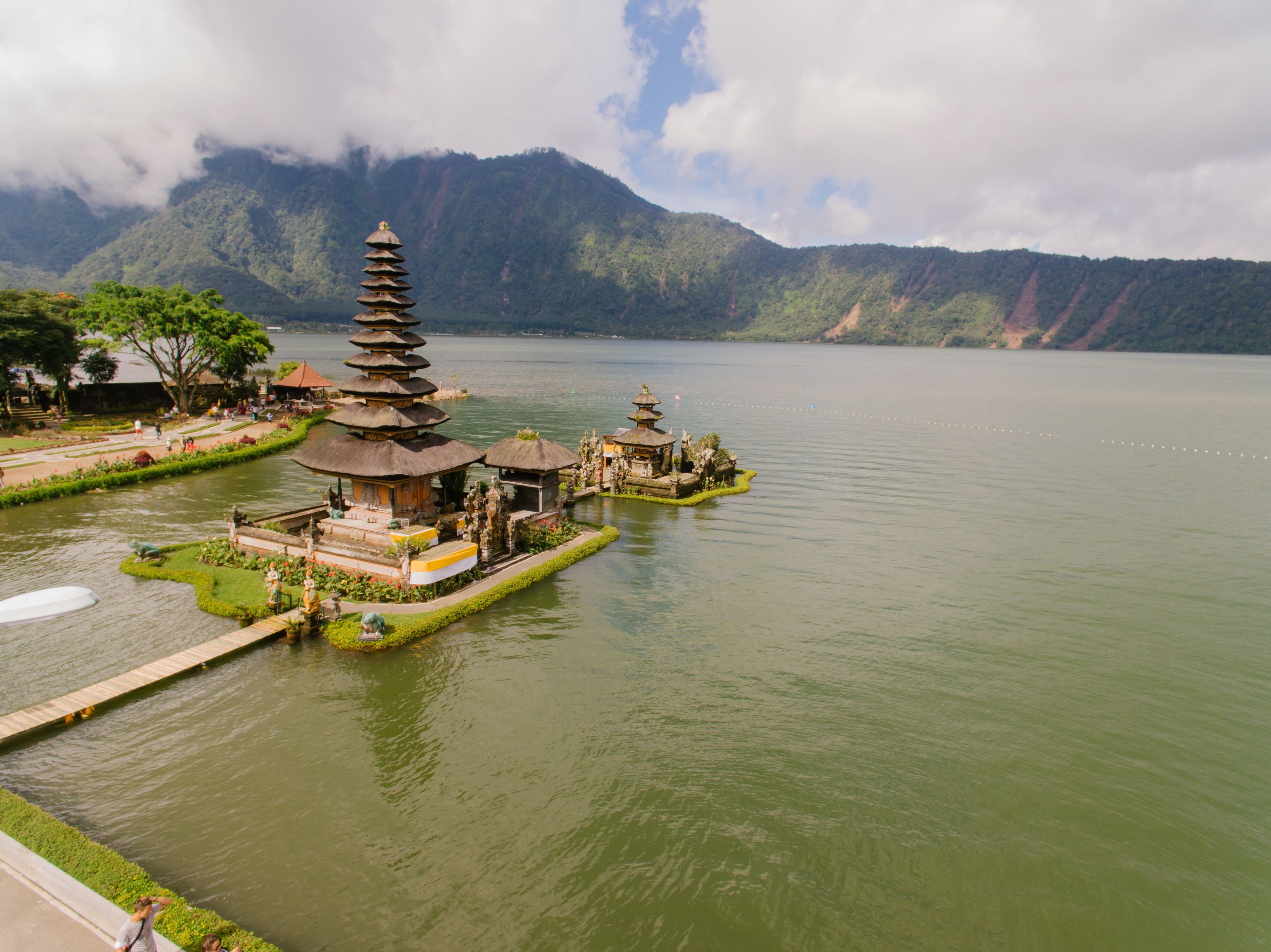 Ulun Danu Beratan Temple on Lake Beratan in Bali