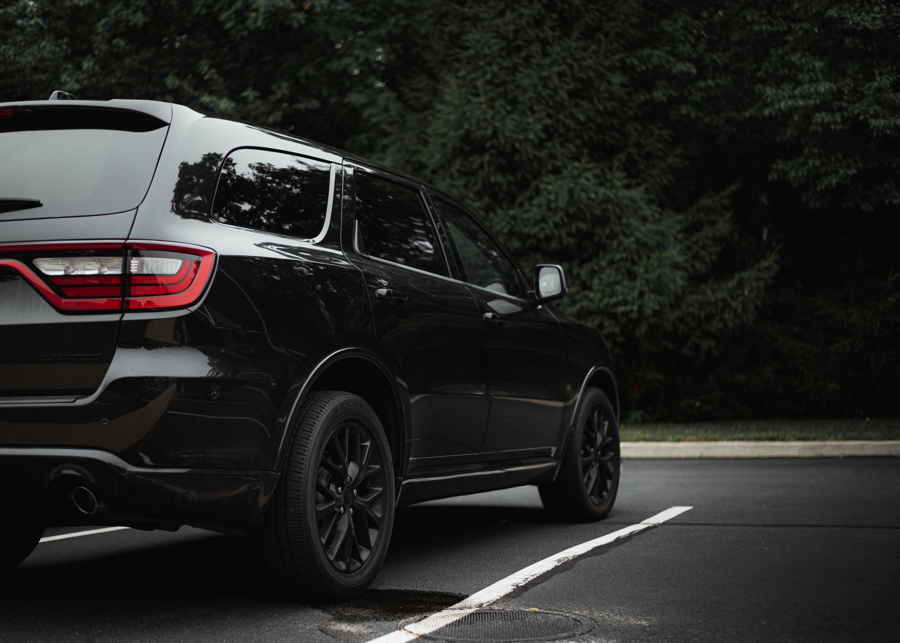 A black SUV