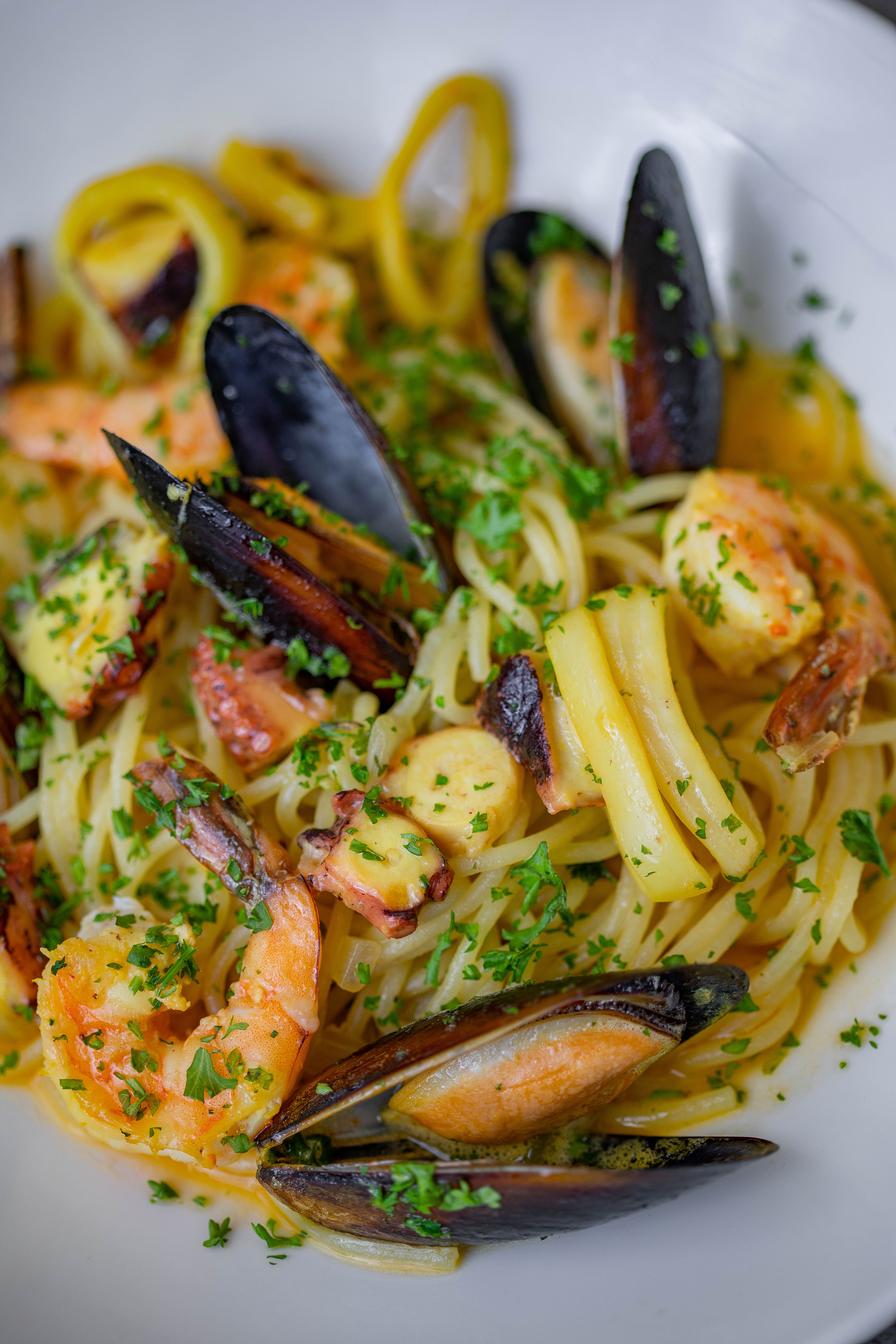 Seafood pasta
